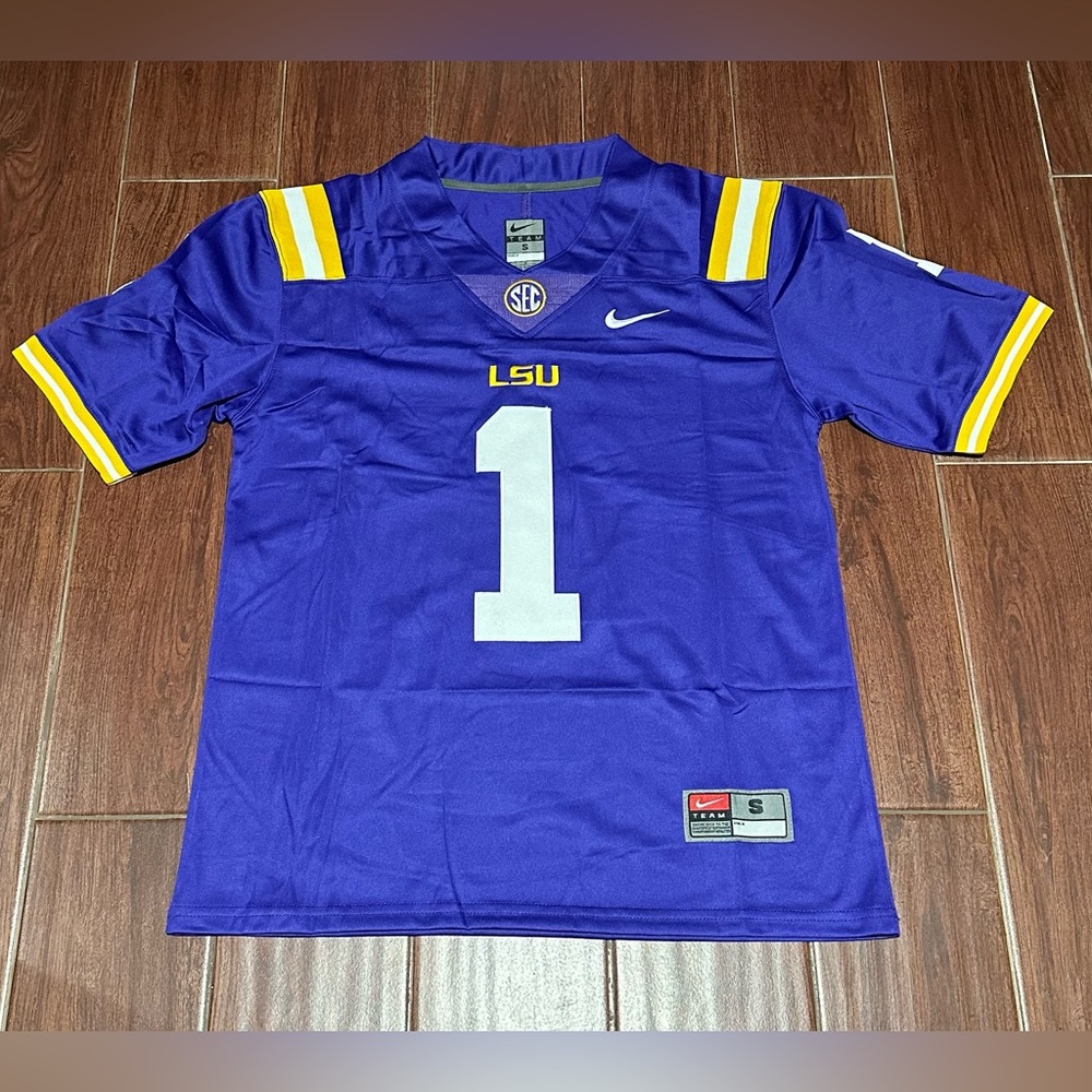Ja’Marr Chase LSU Tigers Purple Jersey Size Small-2XL